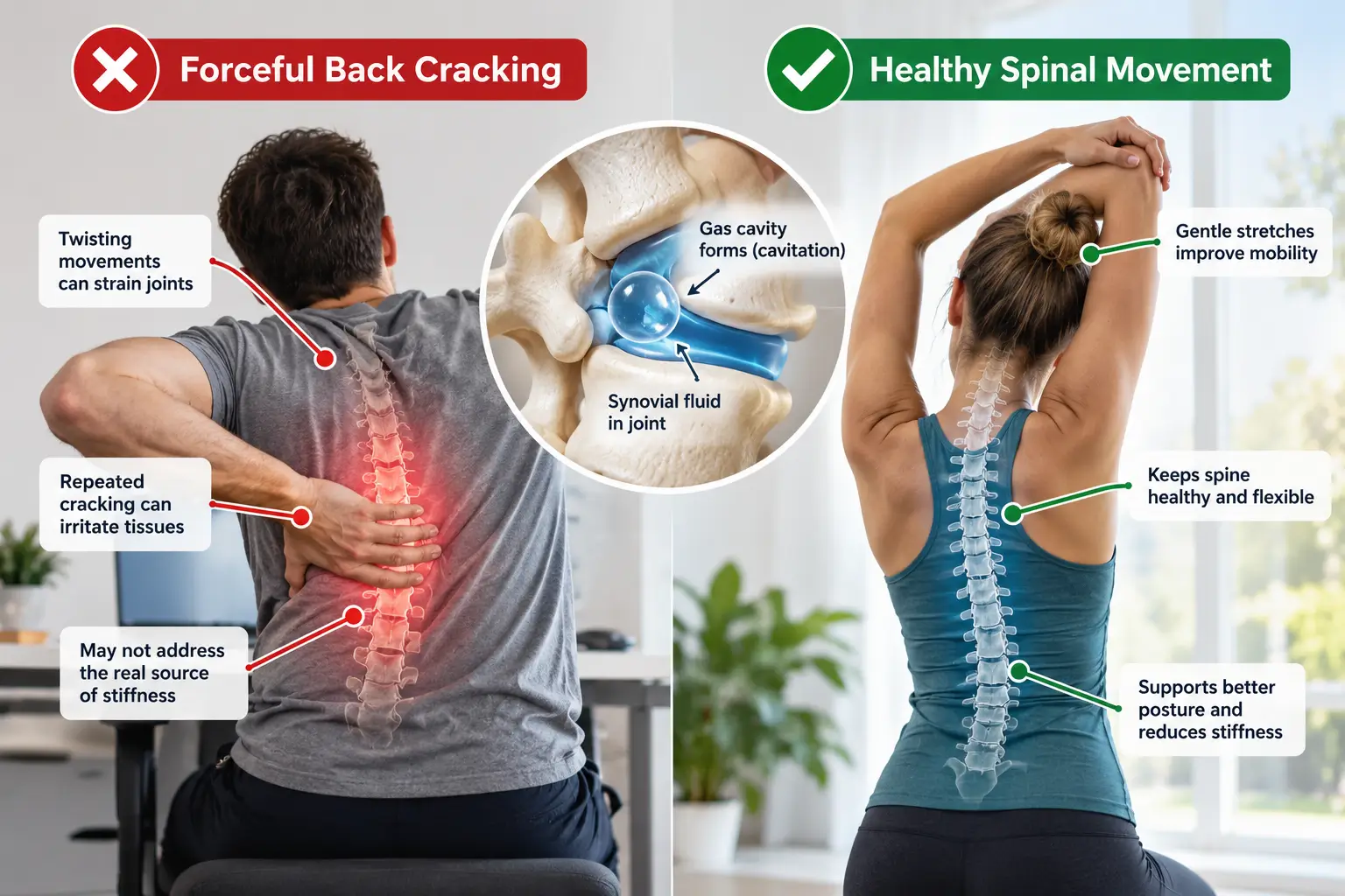 Is It Bad to Crack Your Own Back or Neck? What a Logan Chiropractor Wants You to Know