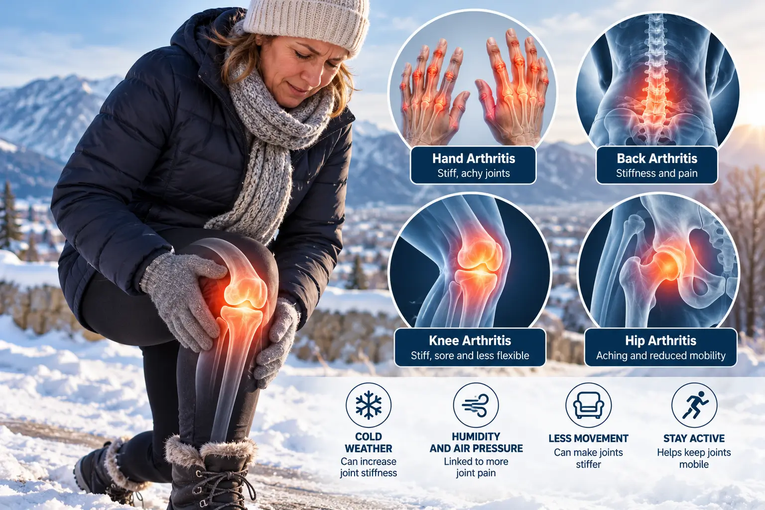 Does Cold Weather Make Joint Pain Worse? Arthritis and Winter in Cache Valley